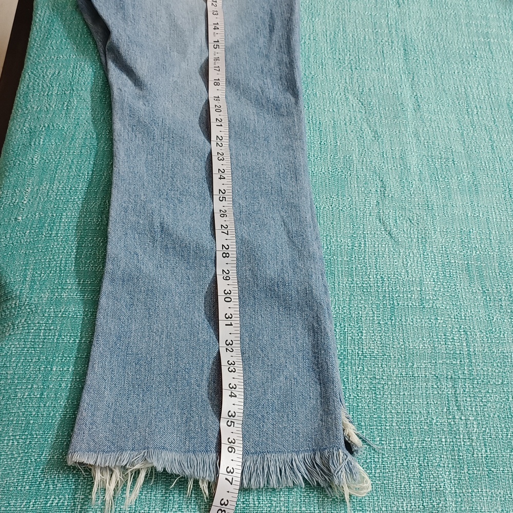 Monster's Women's Light Blue flared straight leg Jeans Waist upto 30 - Picture 10 of 11